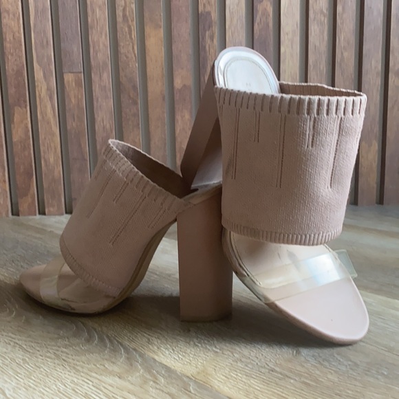 Zara Blush Pink Heeled Sandals - Picture 6 of 7